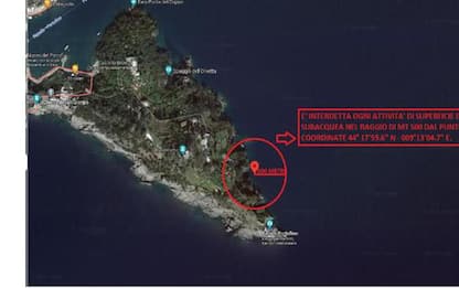 Ordigni bellici in mare Portofino, interdetta area Cala Olivetta