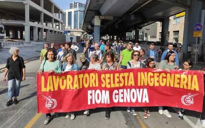 Sciopero alla Selesta Ingegneria di Genova