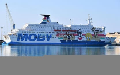 Incidente su traghetto Moby, grave ufficiale di macchine