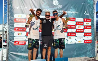 Beach volley: argento Alfieri-Sacripanti a Kolobrzeg