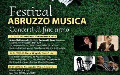 Festival Abruzzo Musica, quattro concerti di fine anno