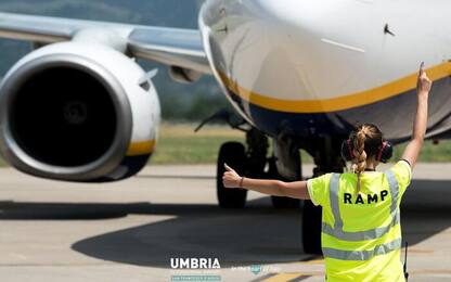 Maggio record all'aeroporto dell'Umbria per numero di passeggeri