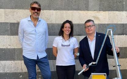 Da Firenze laser per pulire la scritta sul Duomo di Orvieto