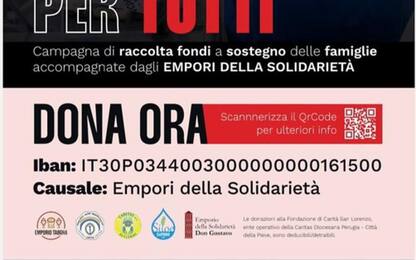 Al via raccolta fondi Caritas Perugia "Una spesa per Tutti"