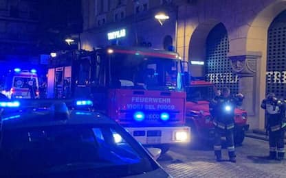 Incendi: in fiamme edificio in via Cappuccini a Bolzano