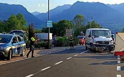 Incidente a Villa Banale, grave un motociclista tedesco
