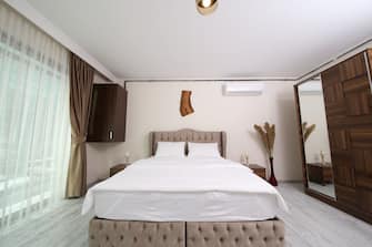 aria condizionata Una camera da letto con aria condizionata