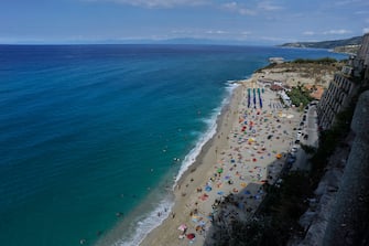 TROPEA, ITALY - SEPTEMBER 09: Tropea , Calabria on September 09, 2019 in Tropea, Italy. Tropea is a small town on the east coast of Calabria, in southern Italy.  (Photo by Saverio Marfia/Getty Images)