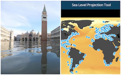 Nasa, entro il 2100 il livello del mare in Italia salirà da 30 a 80 cm