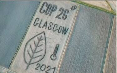 Land Art, l'omaggio di Dario Gambarin alla Cop26 di Glasgow
