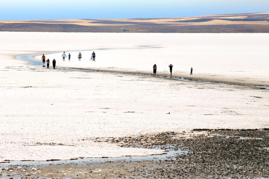 1147808878 Lake Tuz. salt lake. Central Anatolia. Region. Turkey. Eurasia. (Photo by: Riccardo Lombardo/REDA&CO/Universal Images Group via Getty Images)