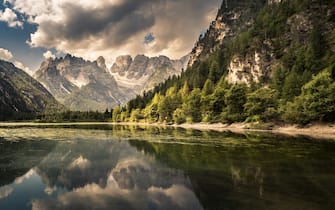 The Dürrensee is a lake in the Dolomites in South Tyrol, Italy.