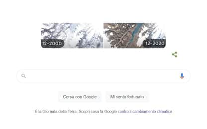 Earth Day 2022, Google dedica un doodle al cambiamento climatico