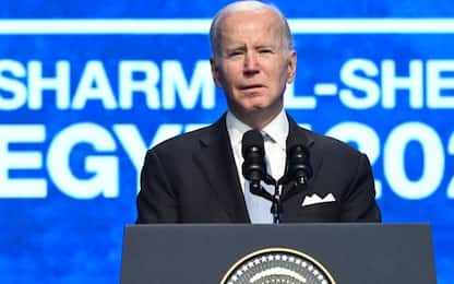 Cop27, Biden: "Lottare contro cambiamento climatico è un imperativo"