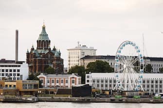 986902236 A general city view of Helsinki, Finland, taken on June 28, 2018. - US President Donald Trump and Russian President Vladimir Putin are to meet in Helsinki, the capital of Finland on July 16, 2018. (Photo by Roni Rekomaa / Lehtikuva / AFP) / Finland OUT (Photo credit should read RONI REKOMAA/AFP via Getty Images)