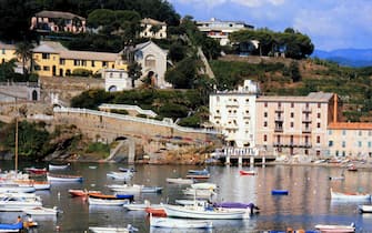 08/05/00 foto per notiziario turistico ligure
una veduta della baia del silenzio a sestri levante
apt tigullio/zennaro