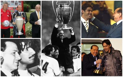 Il Milan di Silvio Berlusconi: 29 trofei in 31 anni e tanti campioni