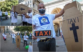 Protesta Taxi Milano