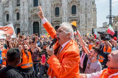 Gilet arancioni a Milano: in arrivo sanzioni per la manifestazione