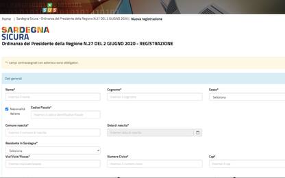 Coronavirus, è attiva la registrazione digitale per arrivi in Sardegna