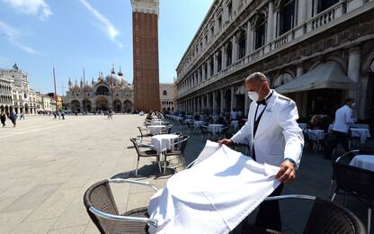 Coronavirus, a Venezia tornano i turisti dopo le riaperture. FOTO