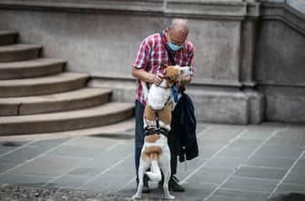 Bergamo FASE 3 - tornano i turisti in cittÃ  alta; riaprono i musei, la Corsarola affollata da visitatori e turisti (Foto Â©Sergio Agazzi/Fotogramma, Bergamo - 2020-06-14) p.s. la foto e' utilizzabile nel rispetto del contesto in cui e' stata scattata, e senza intento diffamatorio del decoro delle persone rappresentate