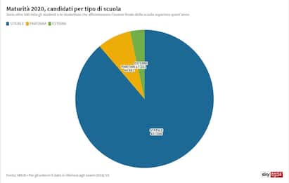 Maturità 2020, esame orale per 515 mila studenti. INFOGRAFICHE