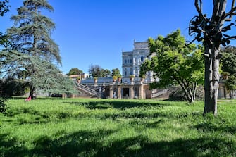 A general view shows the park of the Villa Doria Pamphili in Rome on May 4, 2020, as Italy starts to ease its lockdown, during the country's lockdown aimed at curbing the spread of the COVID-19 infection, caused by the novel coronavirus. - Stir-crazy Italians will be free to stroll and visit relatives for the first time in nine weeks on May 4, 2020 as Europe's hardest-hit country eases back the world's longest nationwide coronavirus lockdown. (Photo by ANDREAS SOLARO / AFP) (Photo by ANDREAS SOLARO/AFP via Getty Images)