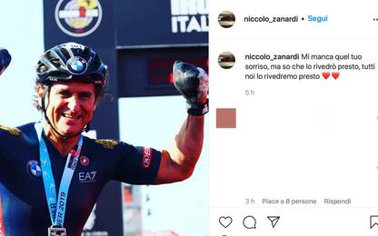 Zanardi, il figlio Niccolò su Instagram: presto rivedremo tuo sorriso