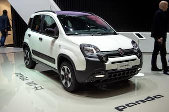 GENEVA, SWITZERLAND - MARCH 05: Fiat Panda is displayed during the first press day at the 89th Geneva International Motor Show on March 5, 2019 in Geneva, Switzerland. (Photo by Robert Hradil/Getty Images)