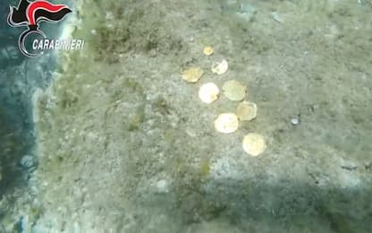Sardegna, “tesoro” antico recuperato dai sub dei carabinieri. VIDEO