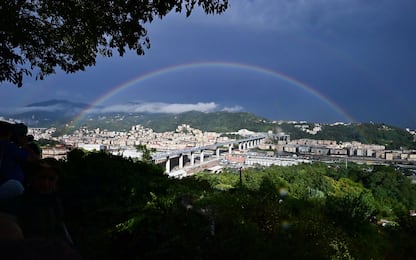 Le tappe della ricostruzione del nuovo Ponte a Genova. FOTO