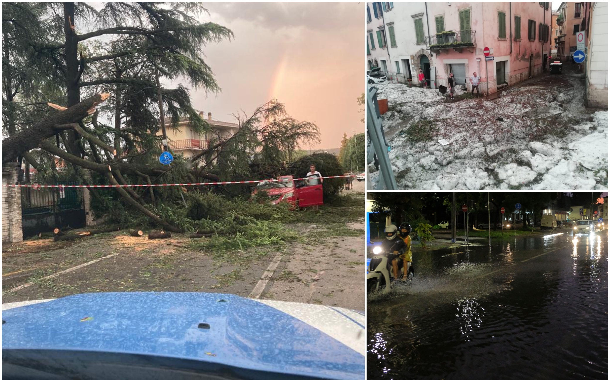 Meteo In Veneto Maltempo E Nubifragi A Verona Si Contano I Danni