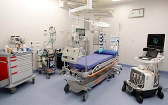 La nuova Terapia Intensiva all'Ospedale Sacco durante l'emergenza Coronavirus a Milano, 29 maggio 2020.ANSA/Mourad Balti Touati
