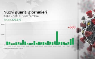 Grafiche coronavirus Italia