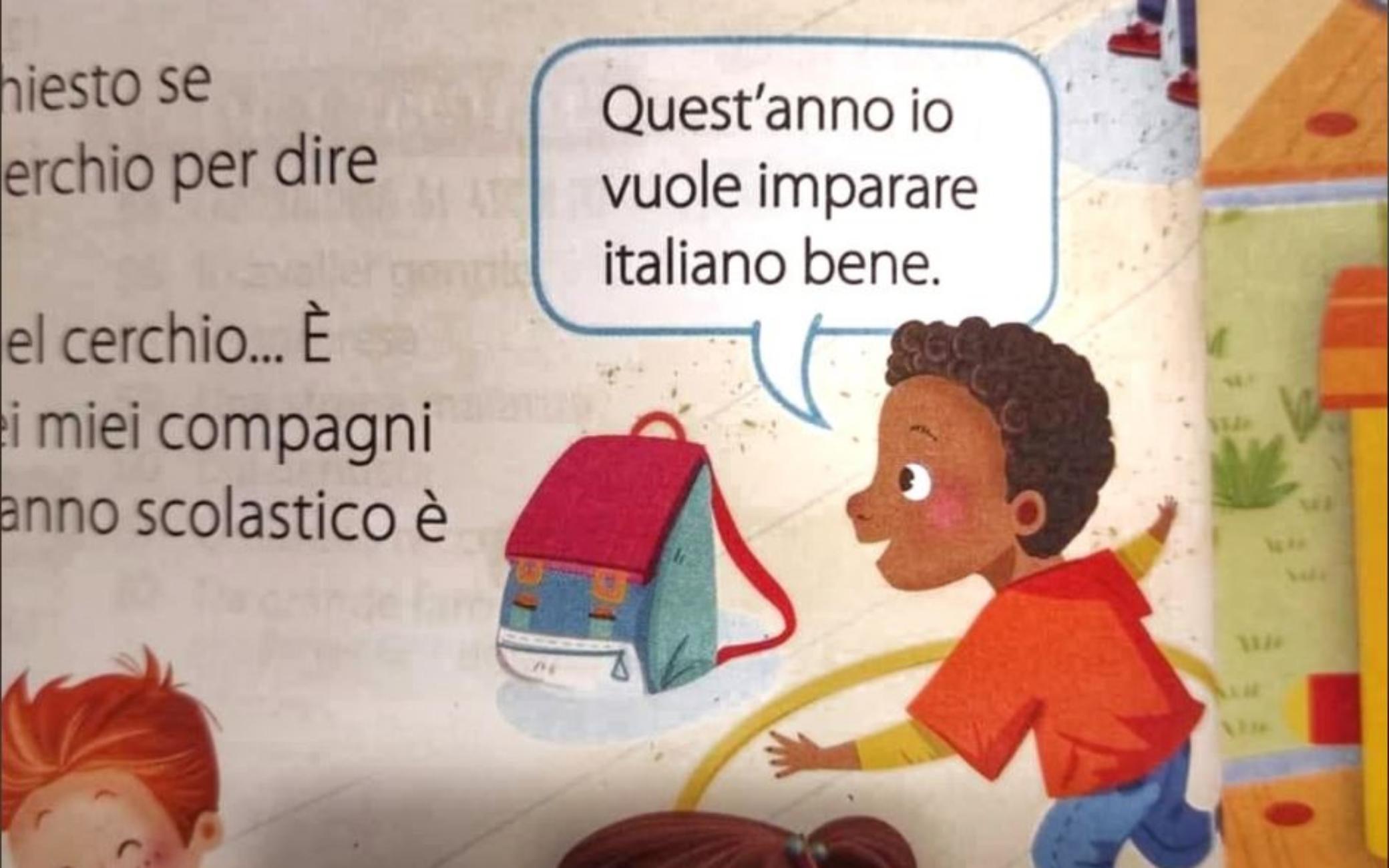 Io Vuole Imparare Italiano Bene Polemica Sulla Vignetta Del Manuale Di Seconda Elementare