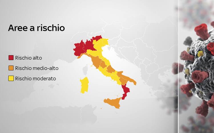 Cartina Italia Divisa In Regioni