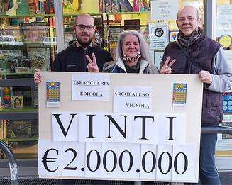 Vignola, vince 2 milioni di euro al Gratta e Vinci