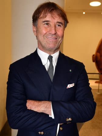L'imprenditore Brunello Cucinelli al Fashion Summit a Milano, 18 ottore 2016. Ansa/Daniel Dal Zennaro

