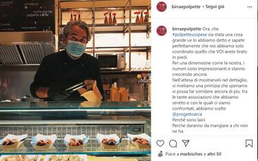 Polpetta sospesa, l'iniziativa solidale di Milano contro il Covid