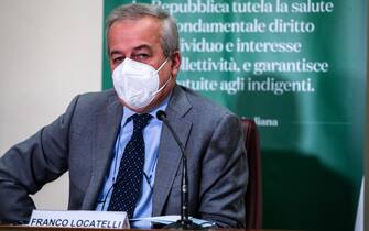 President of the Higher Health Council Franco Locatelli speaks during a press conference at Ministry of Health on the analysis of the epidemiological situation, Rome, Italy, 28 November 2020. ANSA/ANGELO CARCONI