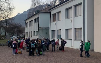 La riapertura di una scuola elementare in Alto Adige, 24 novembre 2020. ANSA/G.NEWS