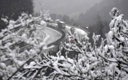 Maltempo: disagi in Liguria, neve in Piemonte e Valle d’Aosta