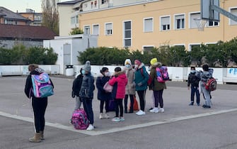 La riapertura di una scuola elementare in Alto Adige, 24 novembre 2020. ANSA/G.NEWS