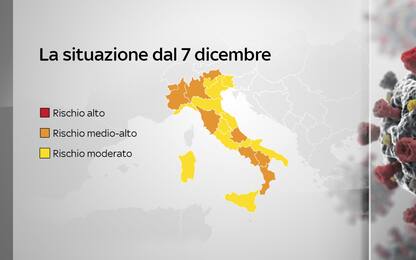 Italia senza zone rosse, ma l'Abruzzo arancione è un caso. LA MAPPA