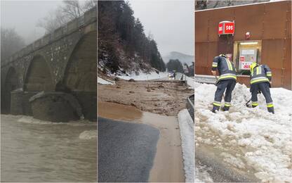 Maltempo, caos neve in Alto Adige. Nel Modenese esonda il Panaro. FOTO