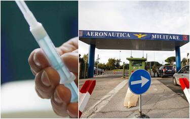 Vaccino Covid, hub nazionale in base di Pratica di Mare: foto e video