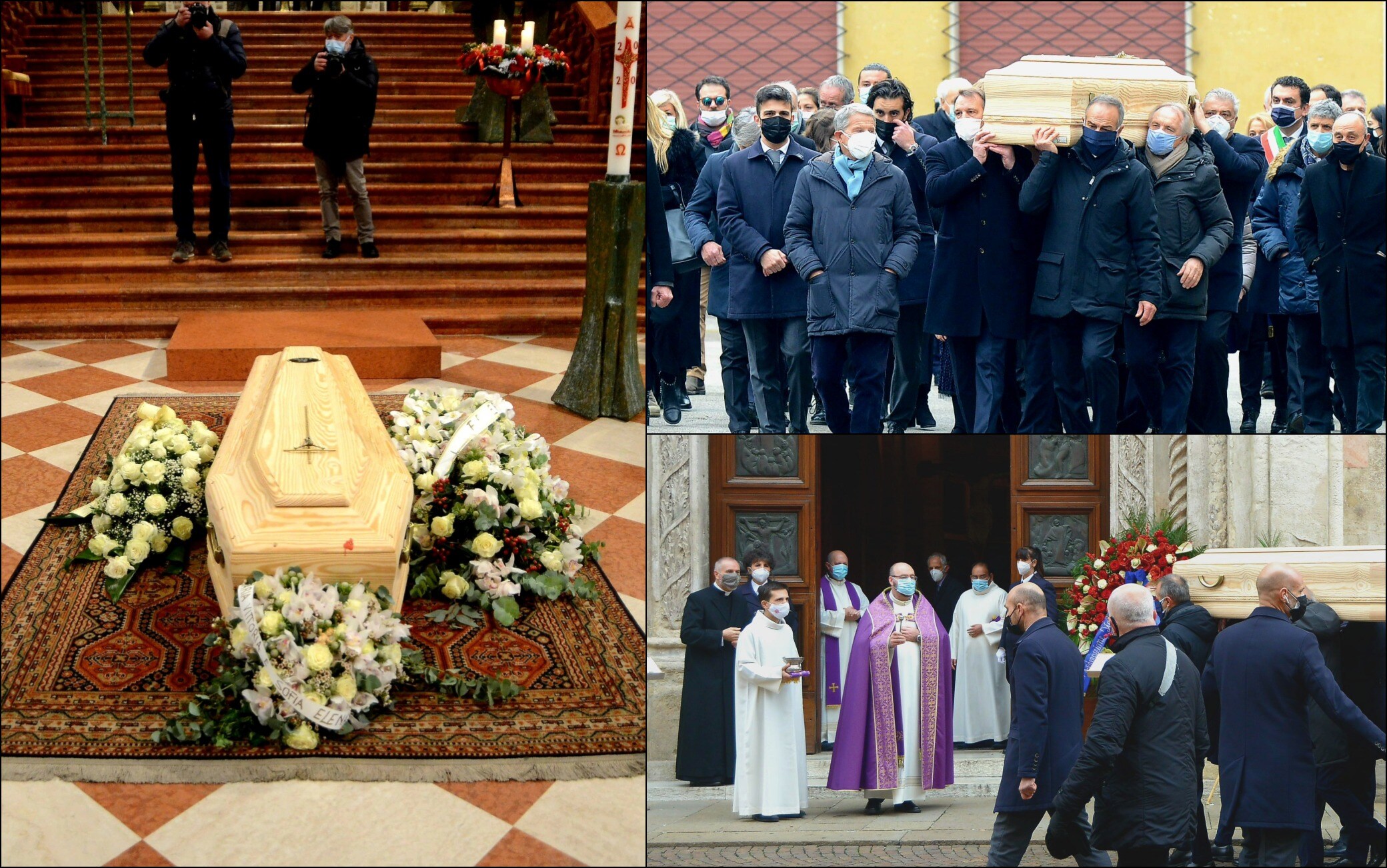 I funerali di Paolo Rossi a Vicenza l'ultimo saluto a Pablito. FOTO