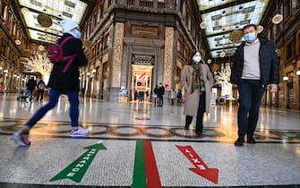 La Galleria Alberto Sordi nel centro di Roma, 16 dicembre 2020. ANSA/RICCARDO ANTIMIANI