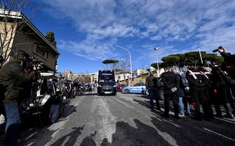 The first doses of anti Covid vaccine arrives at the Spallanzani Hospital in Rome, Italy, 26 December 2020. ANSA/RICCARDO ANTIMIANI